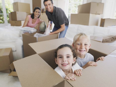 Removal team preparing a move in Wood Green