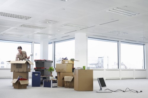 Commercial furniture pick-up for an office in Wood Green